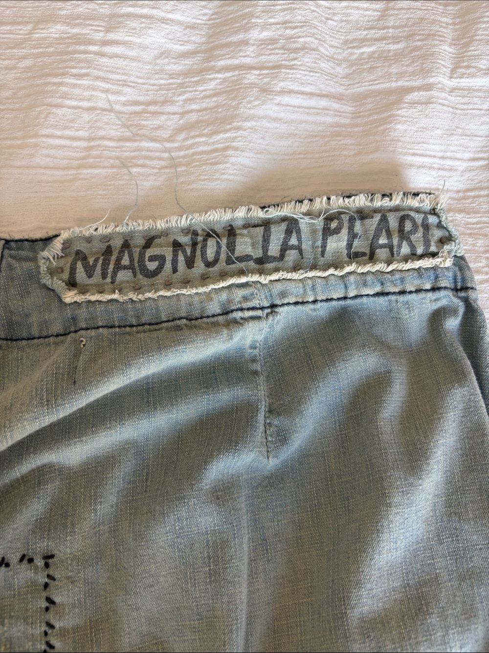 Magnolia Pearl Okeefe Embroidered Jeans - Picture 10 of 16